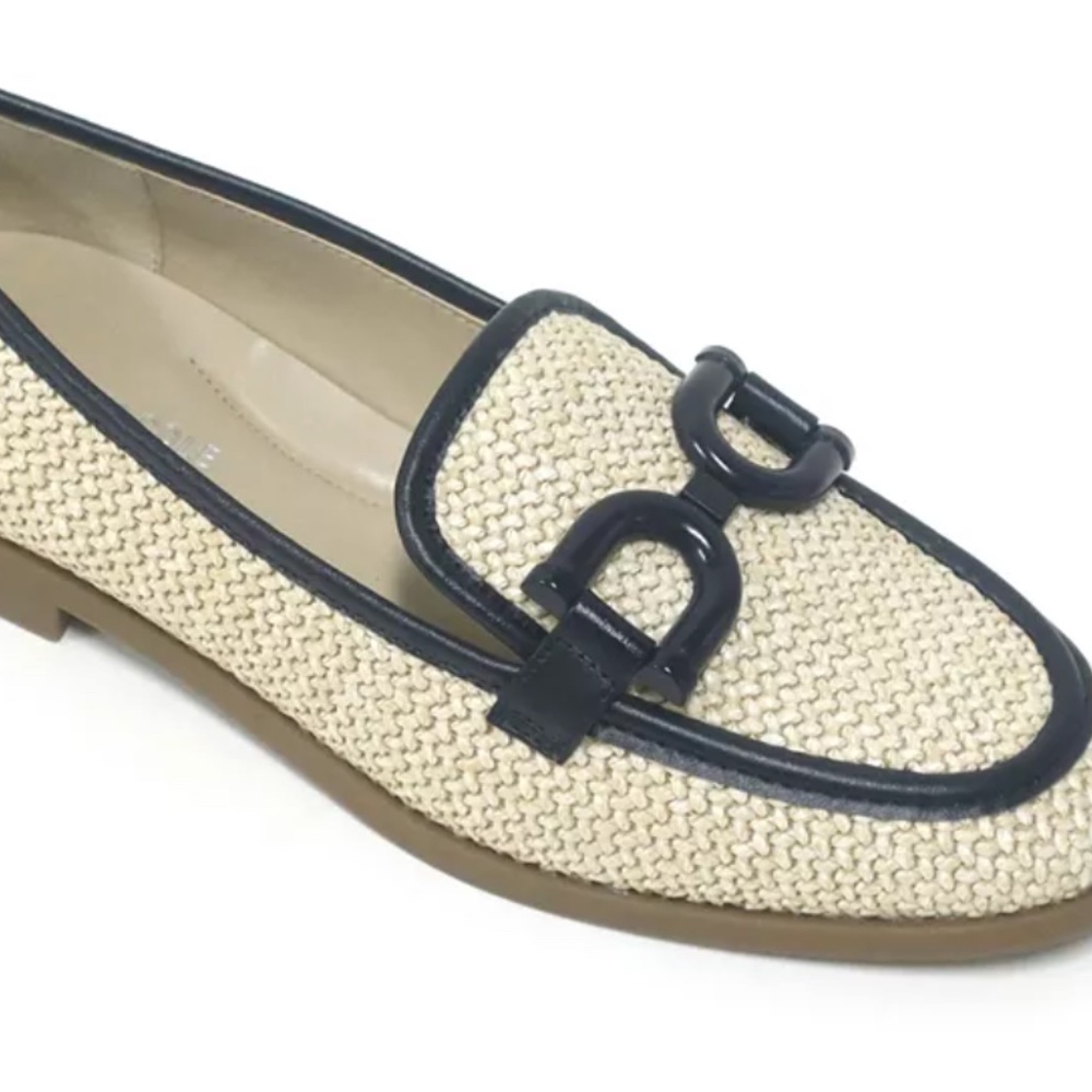 Kenneth Cole New York Raffia Loafers Size 8